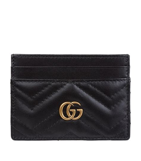 black gucci cardholder